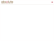 Tablet Screenshot of absolutepros.com